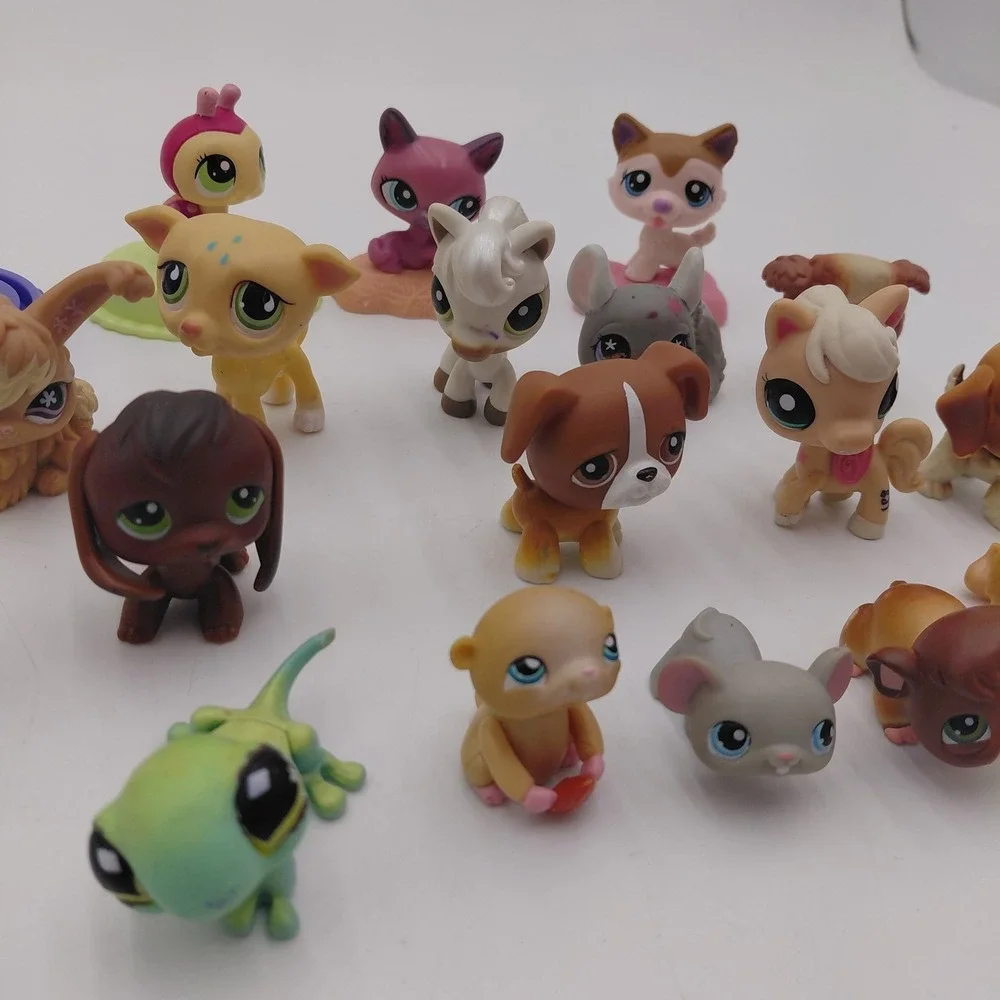 Littlest Pet Shop LPS Lot 20 Authentic Toys Y2K Figures Animals 2004 & Up